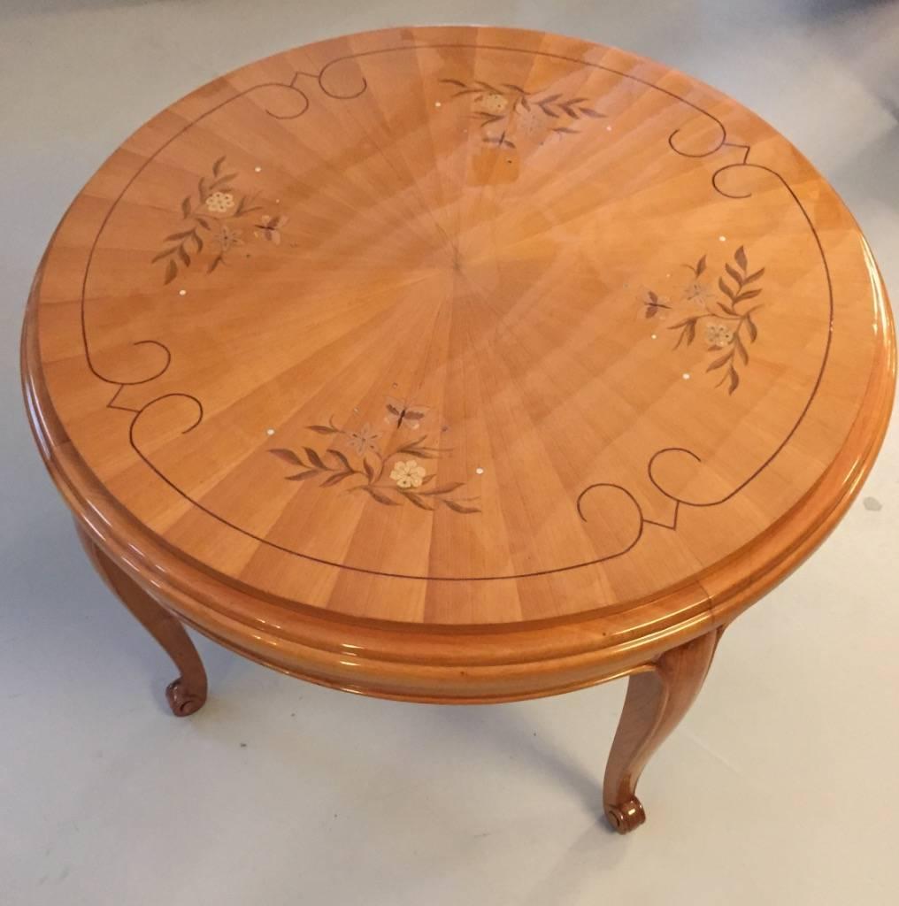 French Art Deco Coffee Table in the Style of Jules Leleu For Sale 2