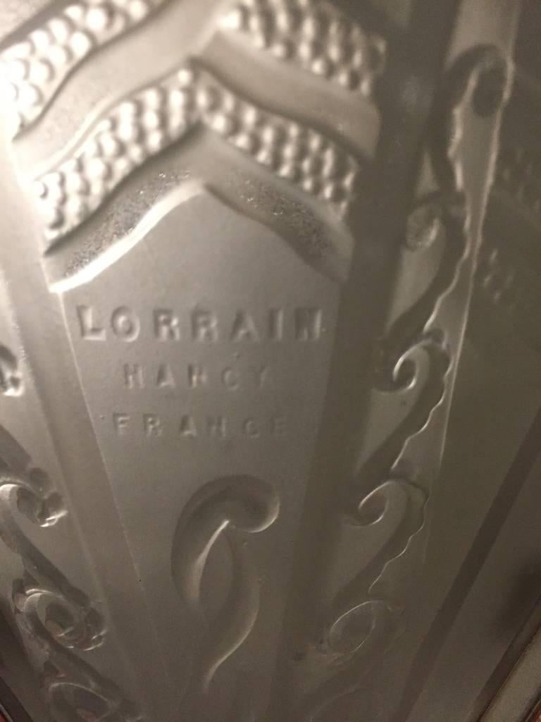 Lorrain Nancy Signed French Art Deco Grand Chandelier 4