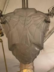 French Art Deco Geometric Chandelier