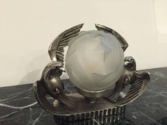 Art Deco Eagle Table Lamp