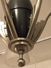 Lampadario francese Art Déco firmato da I. Muller Freres