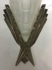Pair of French Art Deco Sconces Signed by Degue
