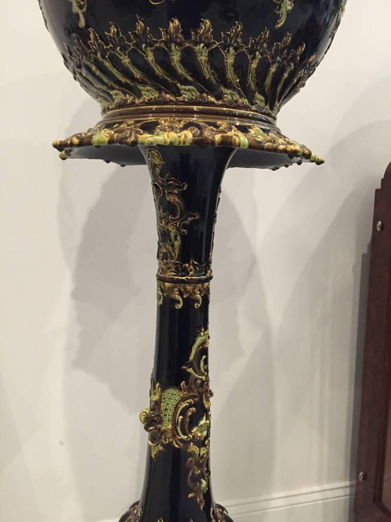 Ornate Standing Flower Pot Holder For Sale 2