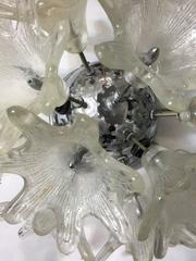 Coppia di sculture di Murano, stile Venini, serie Esprit, circa 1968