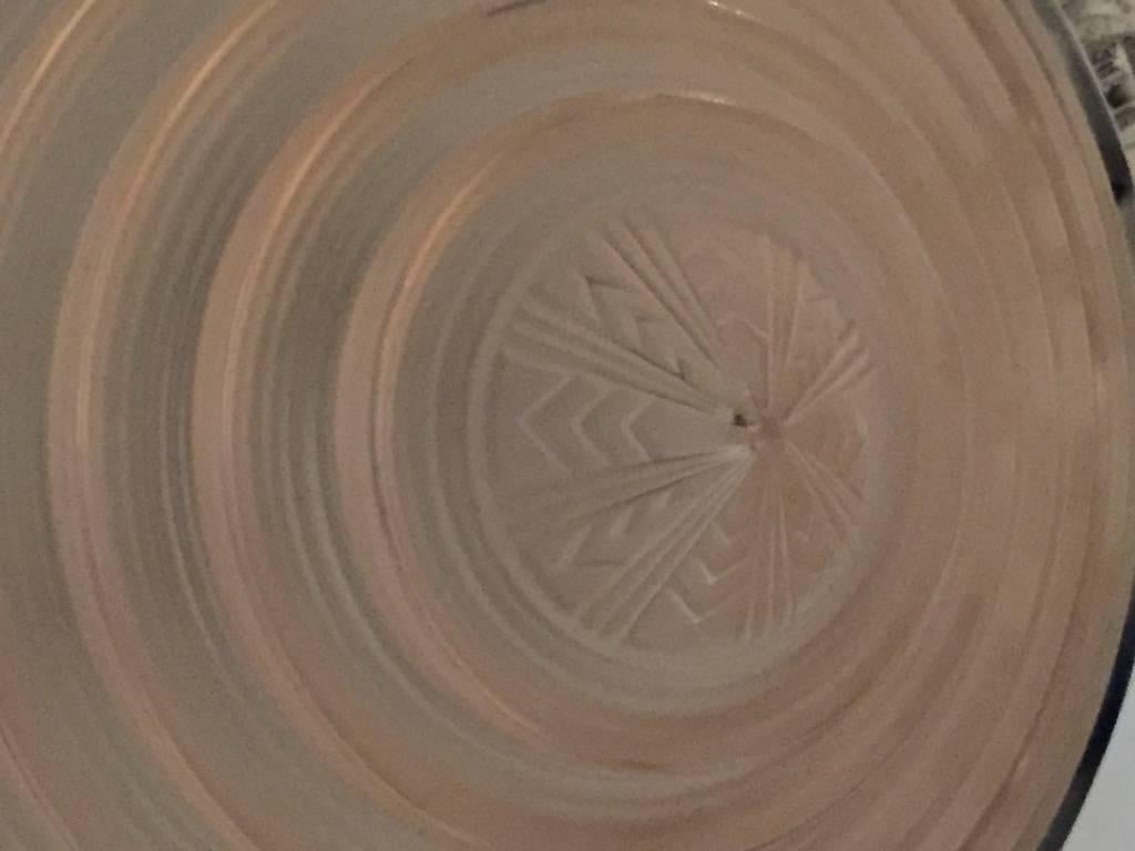 XX secolo Lampadario Art Deco francese firmato da G Leleu in vendita
