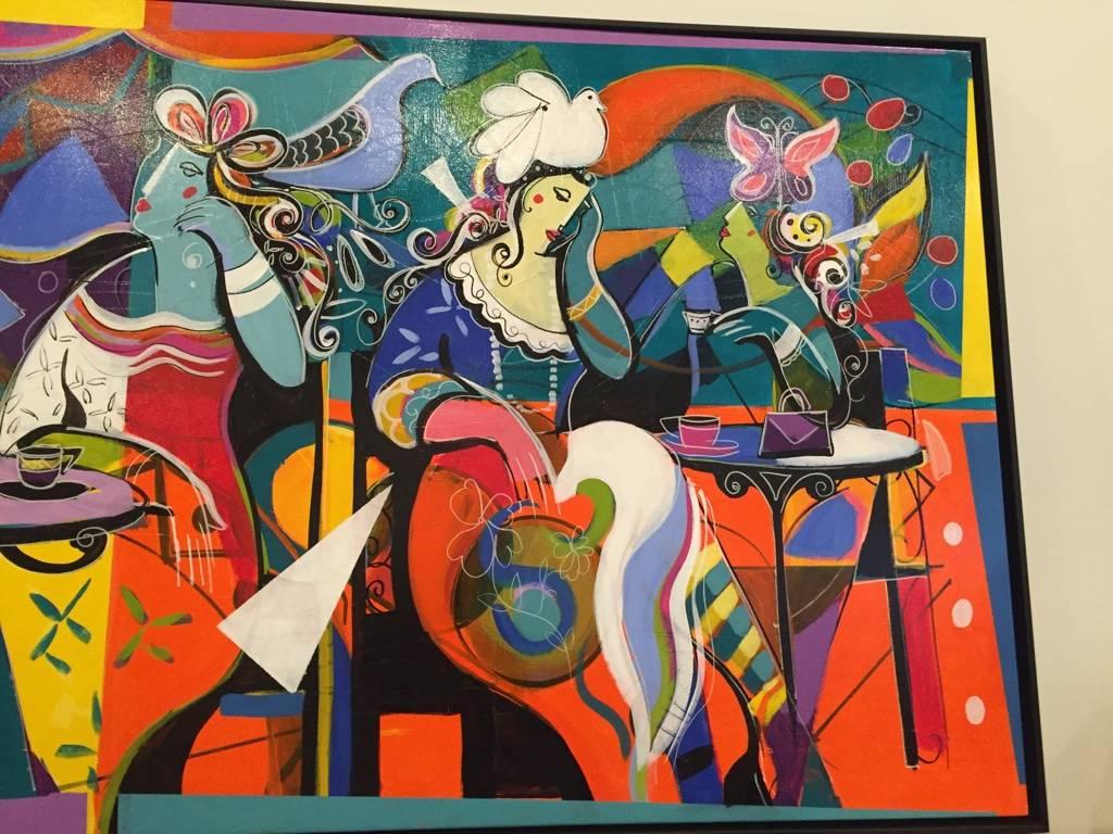 XXIe siècle et contemporain Original Isaac Maimon « An American in Paris » en vente