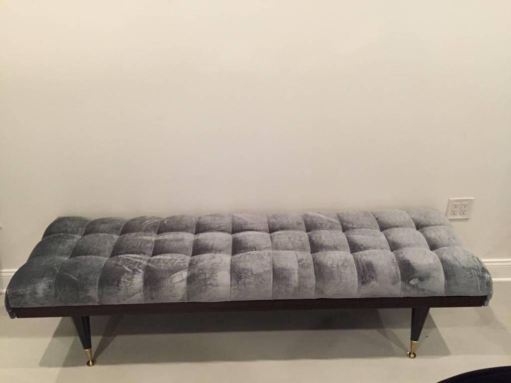 French Art Deco Exotic Bench, circa 1940s For Sale 1