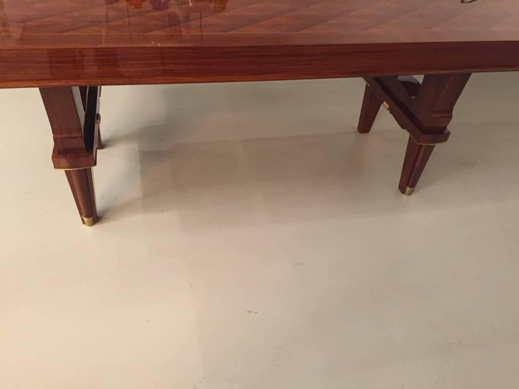 French Art Deco Dining Table For Sale 1