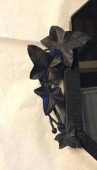 French Art Deco Floral Mirror