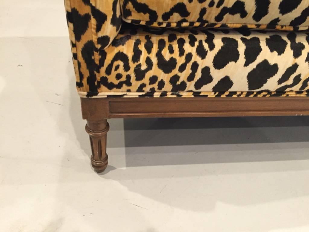 leopard print couch