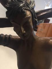 Erte Romain De Tirtoff "The Hunting" Bronze Sculpture