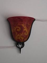 Paar mehrreihige Original Ulla Darni „Swing“-Wandleuchter