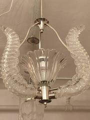 Mid-Century Chandelier in the Manner of  Barovier and Toso