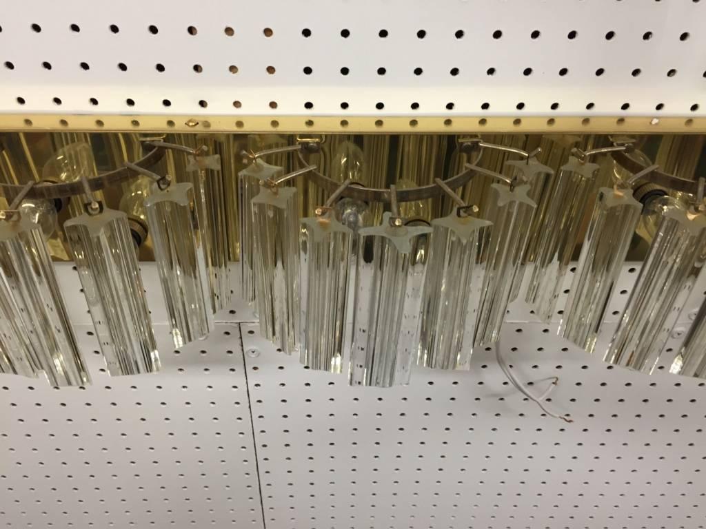 Mid-20th Century Horizontal Italian Mid-Century Venini Sconce For Sale