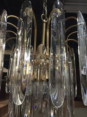 Italian Mid-Century Two-Tiered Chandelier by Gaetano Sciolari