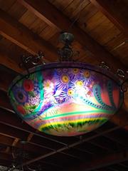 Signed Original Ulla Darni Rainbow Chandelier