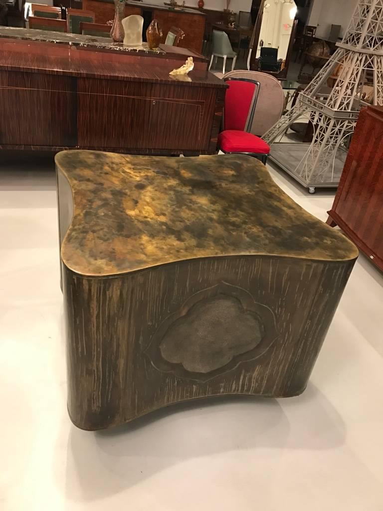 Signed Philip LaVerne and Kelvin Laverne Accent / Center Table 