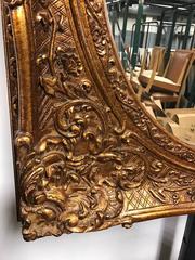 Giltwood Mirror with Ornate Details