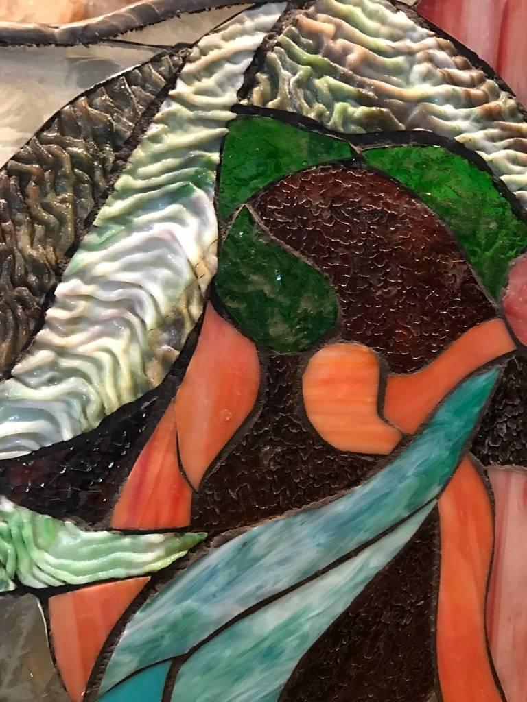 Stained Glass Fire Screen 1