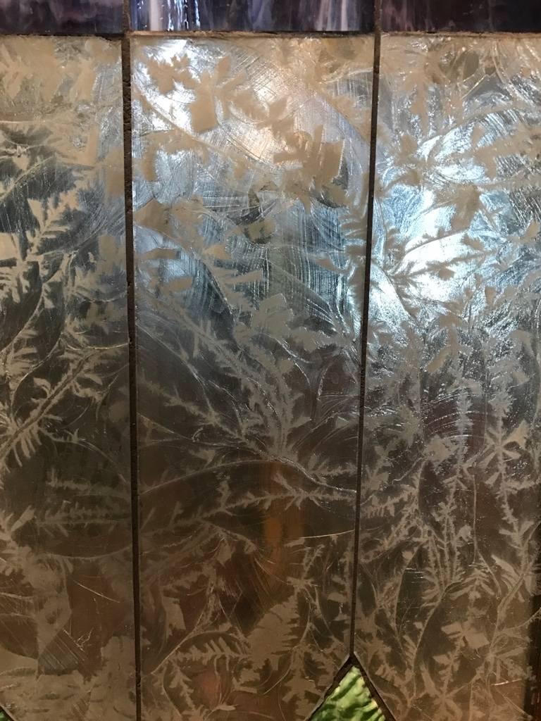 Stained Glass Fire Screen 4