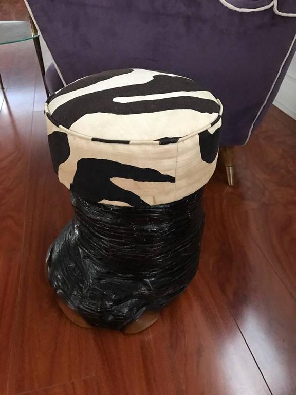 Roter Hocker oder Bank mit Elefantenfu im Mile-Stil aus der Mitte des  Jahrhunderts im Angebot bei 1stDibs Deutschland | elefantenfuss hocker