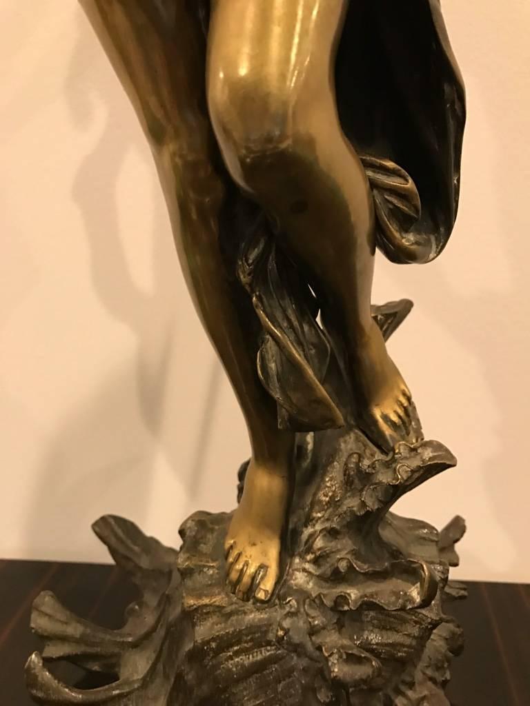 19th Century Signed Luca Madrassi Bronze Sculpture 