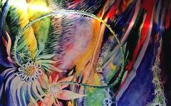 Impression originale de Ulla Darni sur aluminium « State of Grace » signée