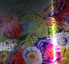 Impression originale signée Ulla Darni sur aluminium « New Vista ».