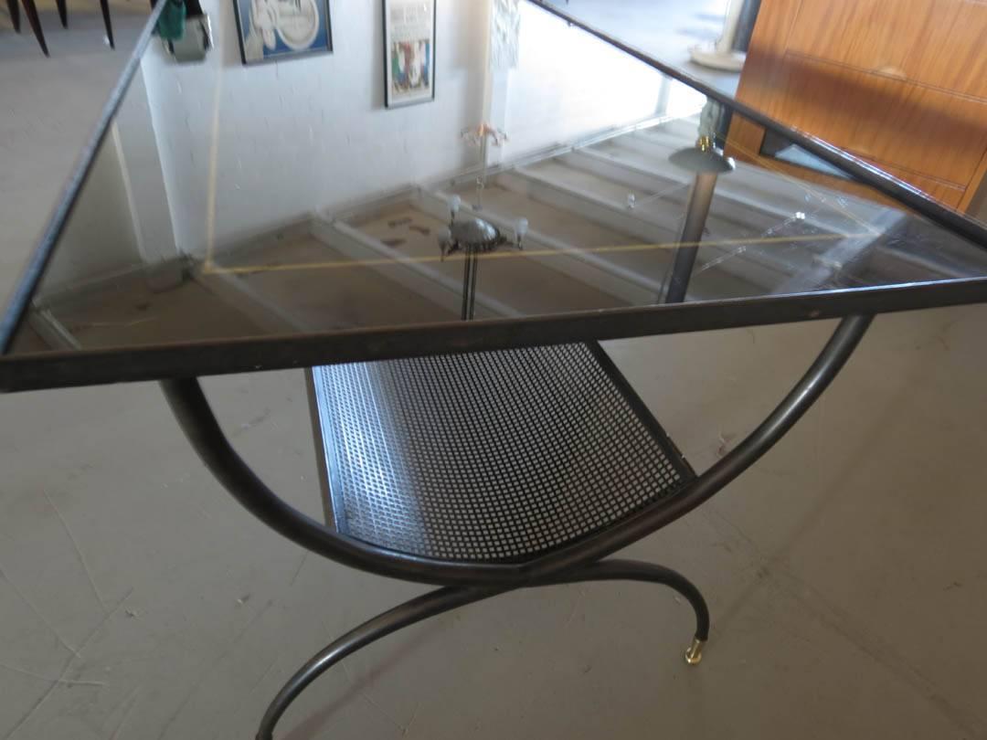 Long French Art Deco Coffee Table In Excellent Condition In North Bergen, NJ