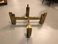Mid-Century Brass Coffee Table Base