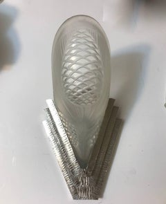 Pair of French Art Deco Geometric Scones