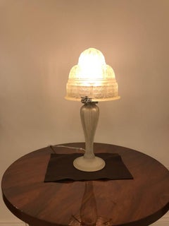 French Art Deco Table Lamp by Gênet et Michon