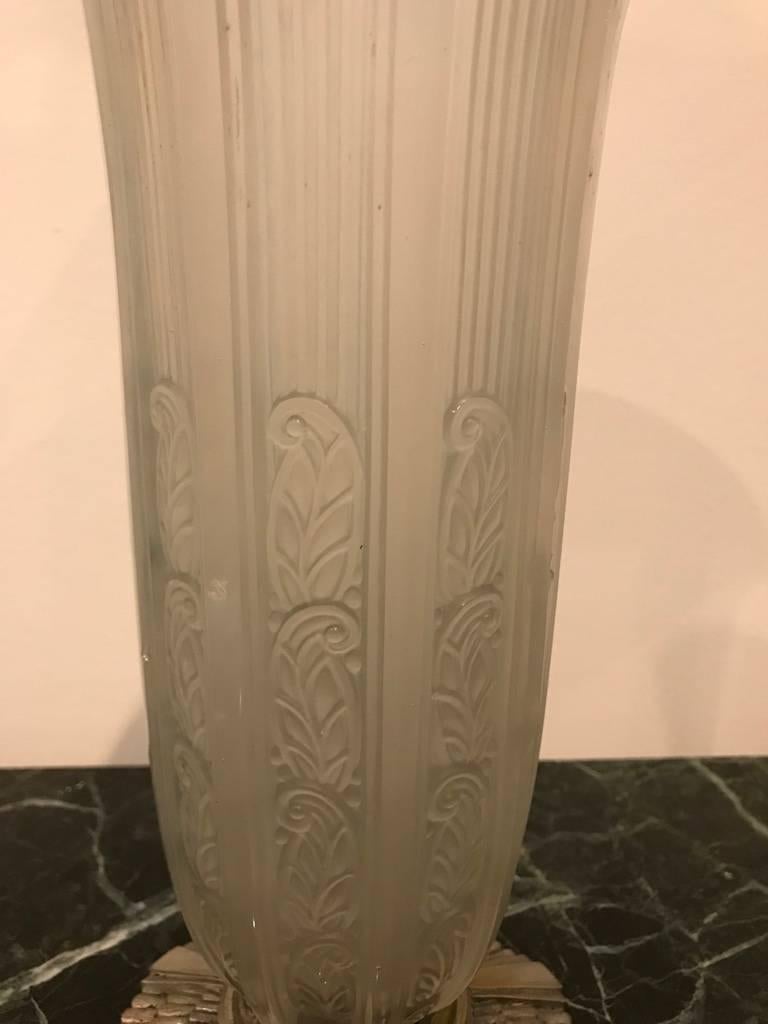 Rare vase Art Déco français par Hettier & Vincent en vente 1