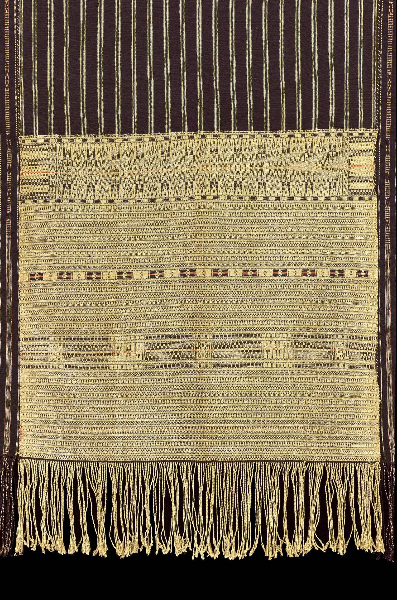 Tribal 1950s-1960s Ulos Ragidup, Ceremonial Shoulder Cloth For Sale