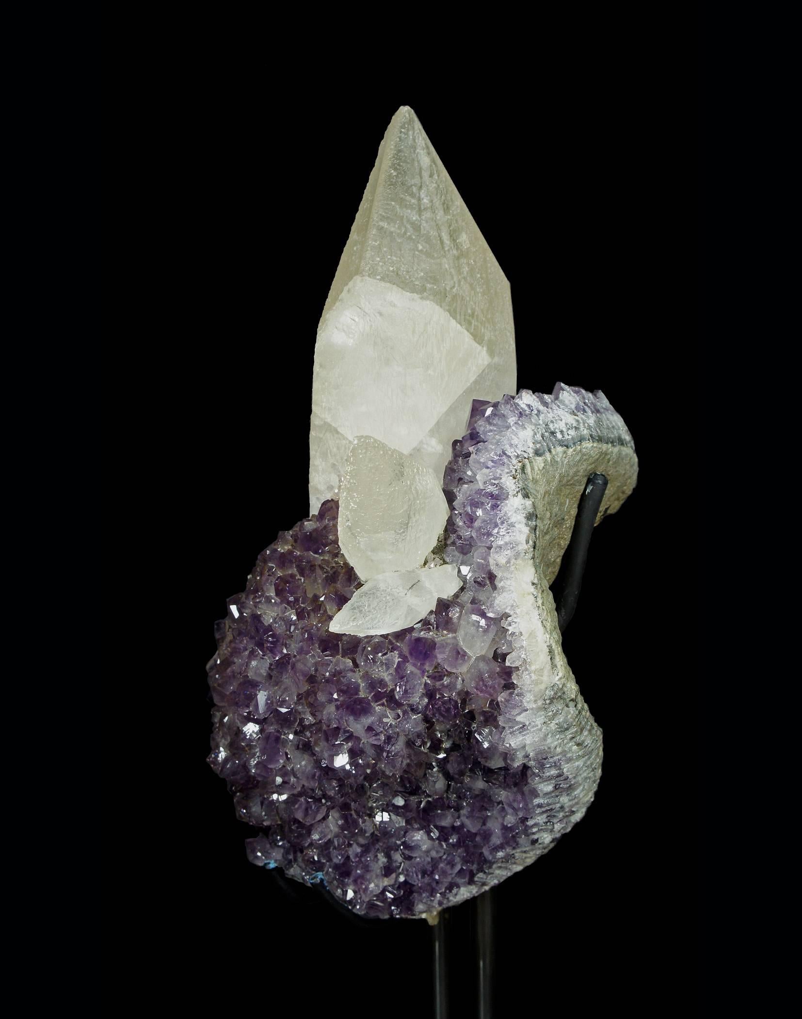 Brazilian Amethyst and Calcite