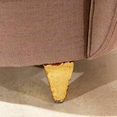 1940s Mid-Century Modern Mauve French Lounge Suite in Velvet