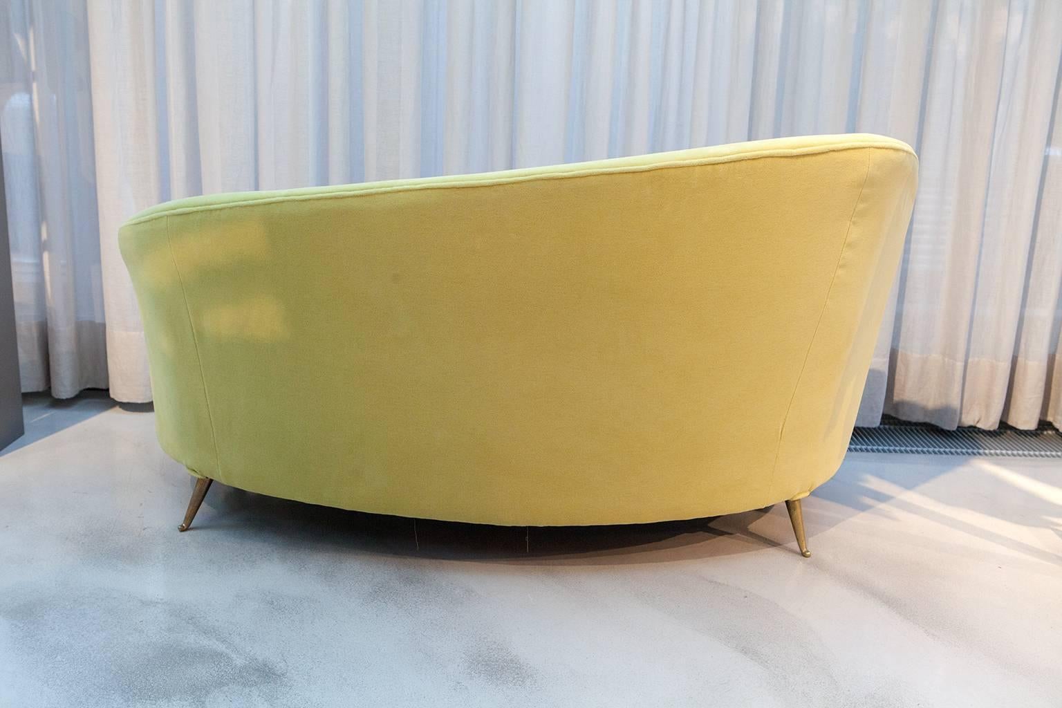 mustard chaise lounge