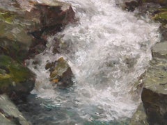 Alpine Painting by German Painter Edward Harrison Compton