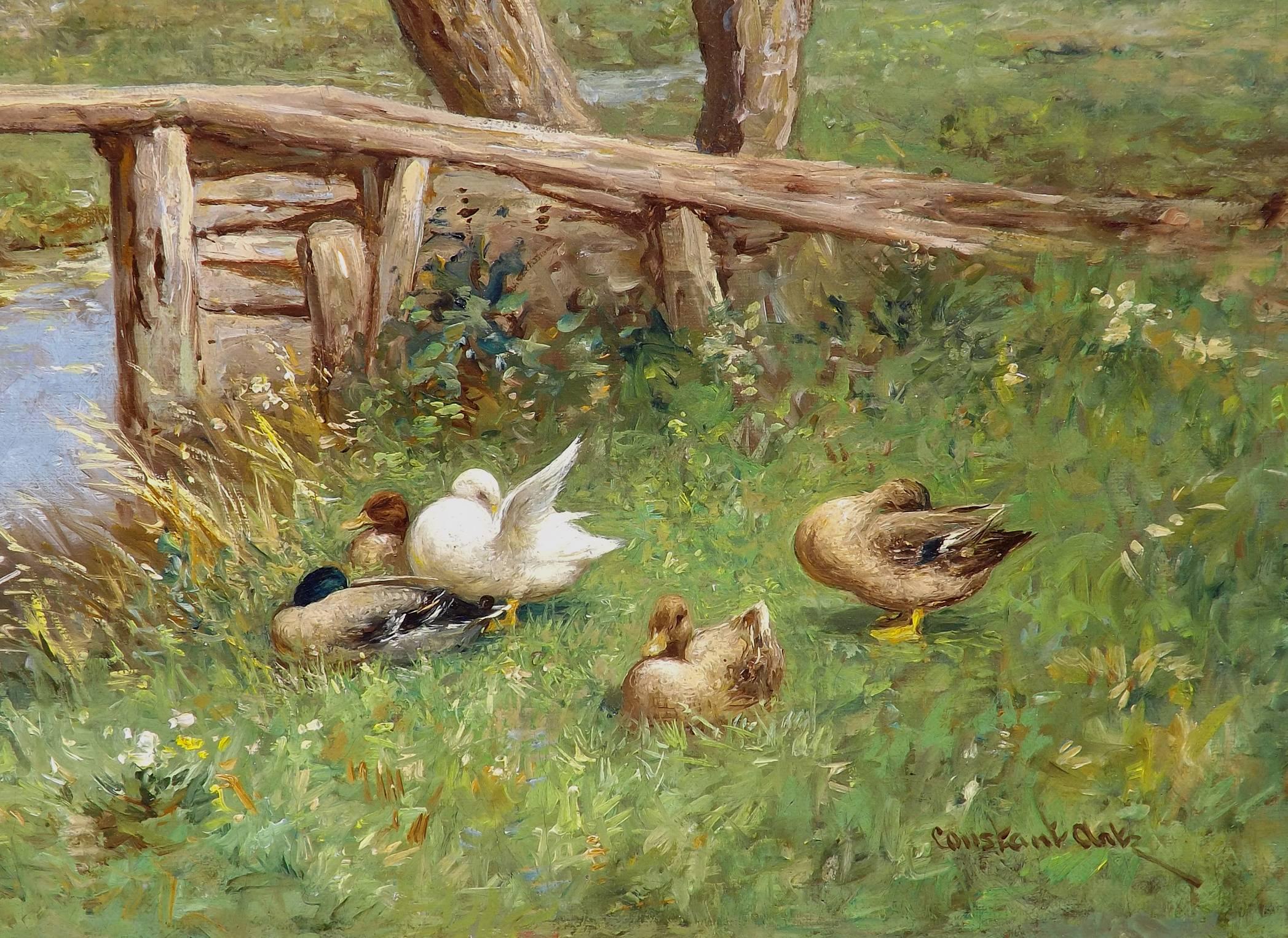 Constant Artz was born in Paris in 1870, the son of David Adolph Constant Artz. Constant Artz lived and worked in Holland. He was a graduate of the Academy of Fine Arts in The Hague Academy and in 1899, became a pupil of T. Offermans. He died in