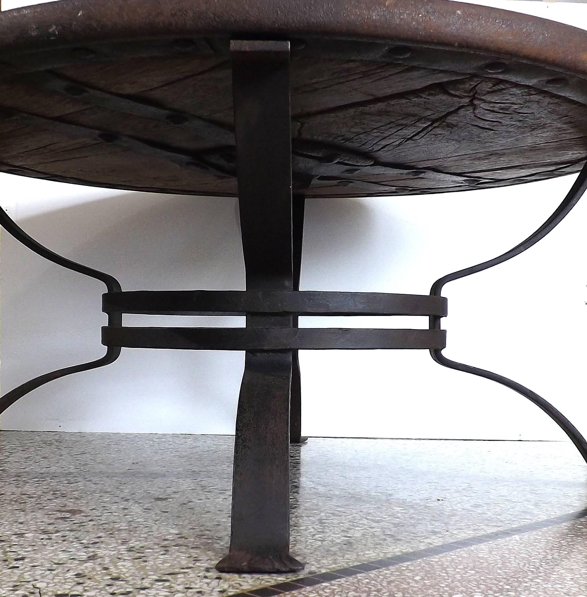 wagon wheel coffee table
