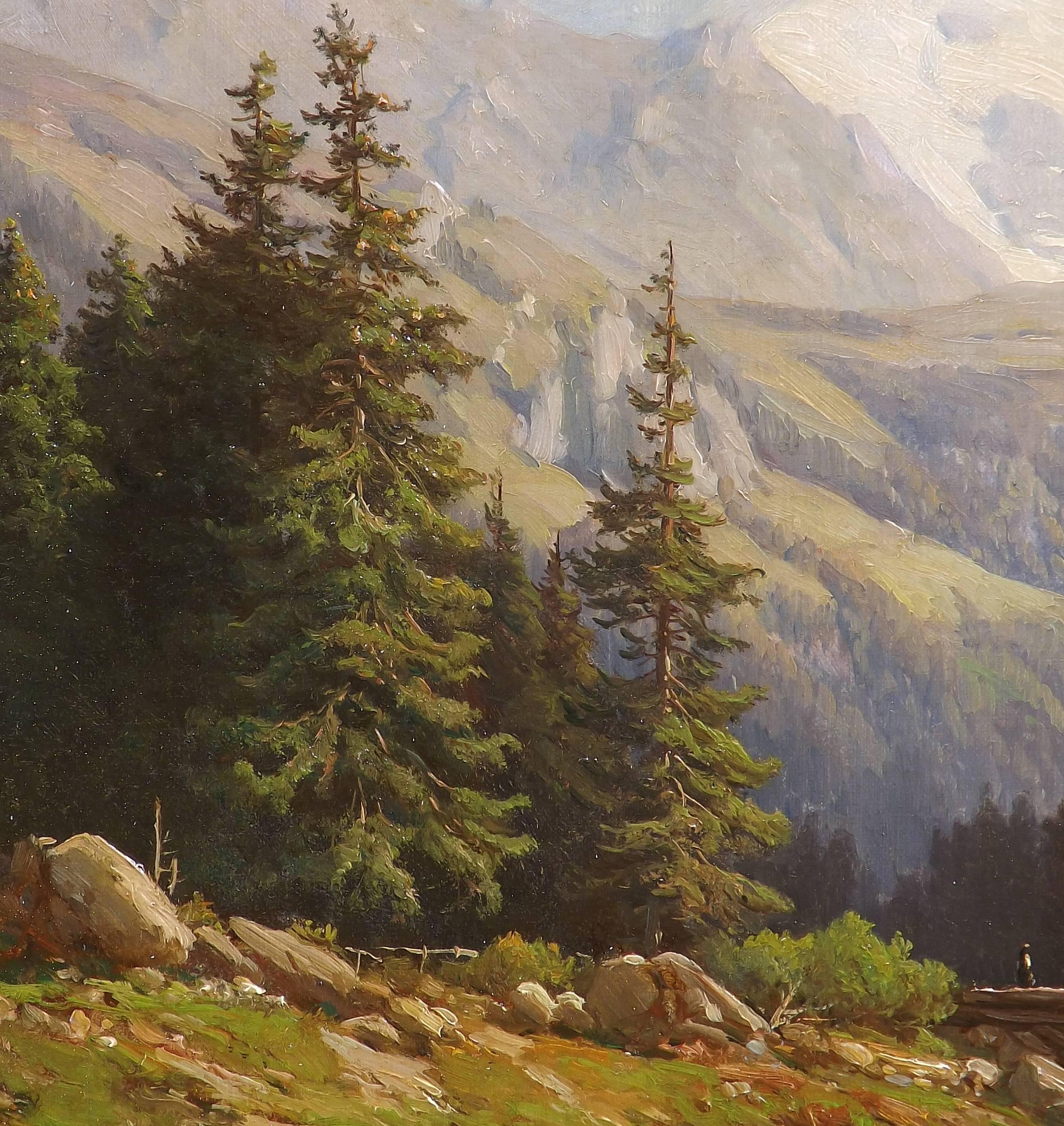 swiss alps paintings