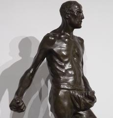 'The Farmer' by Belgian Sculptor Jules Olest