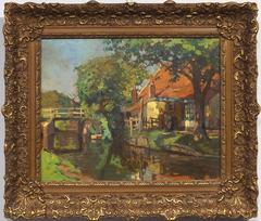 'Morning Chores' Oil Painting by Dutch Artist Ben Viegers