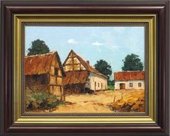 'Cour De Ferme' Painting by Belgian Painter Pierre Colson