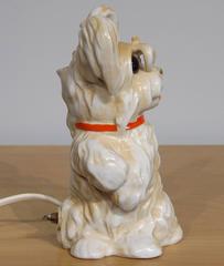 1930s Puppy Dog Perfume Lamp or Night Light