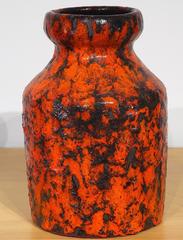 Vintage 1960s Fat Lava Vase by Emons and Söhne, Germany