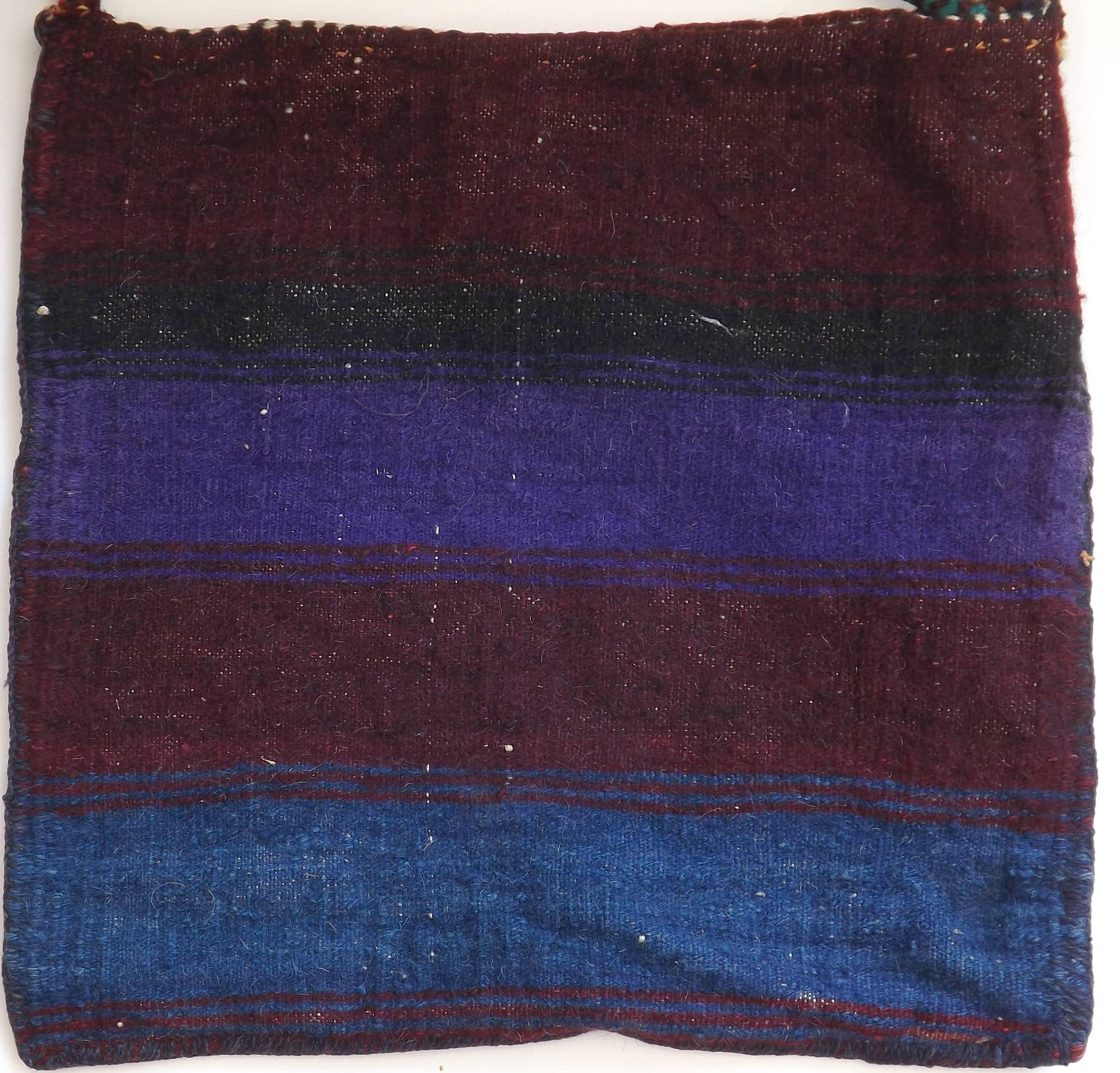 Tribal Woven Wool Oriental Carpet Bag