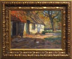 'Sunlit Farmhouse' Oil Painting by Ben Viegers