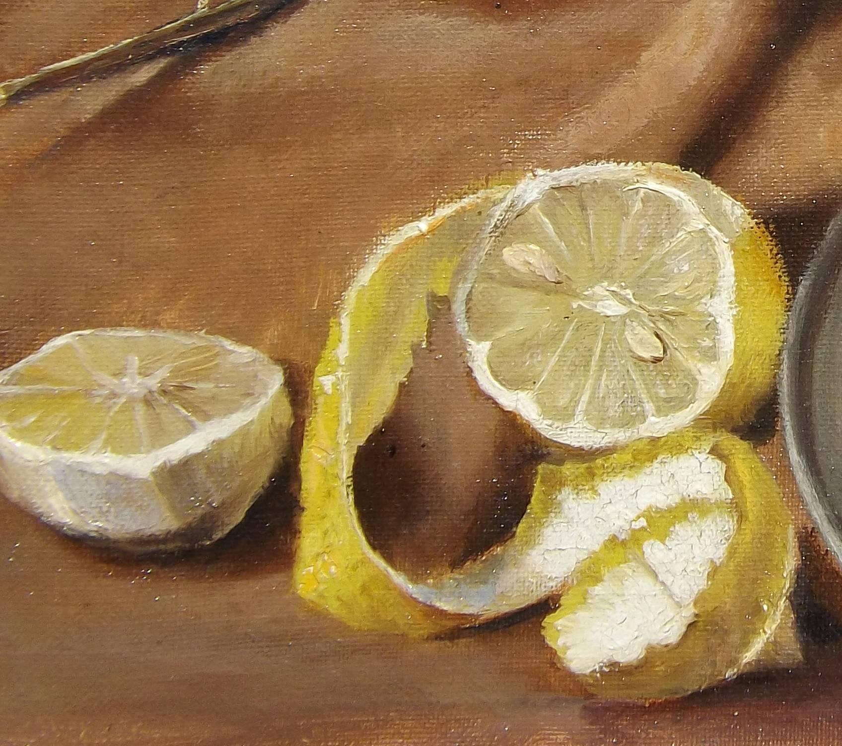 still life paintings of lemons