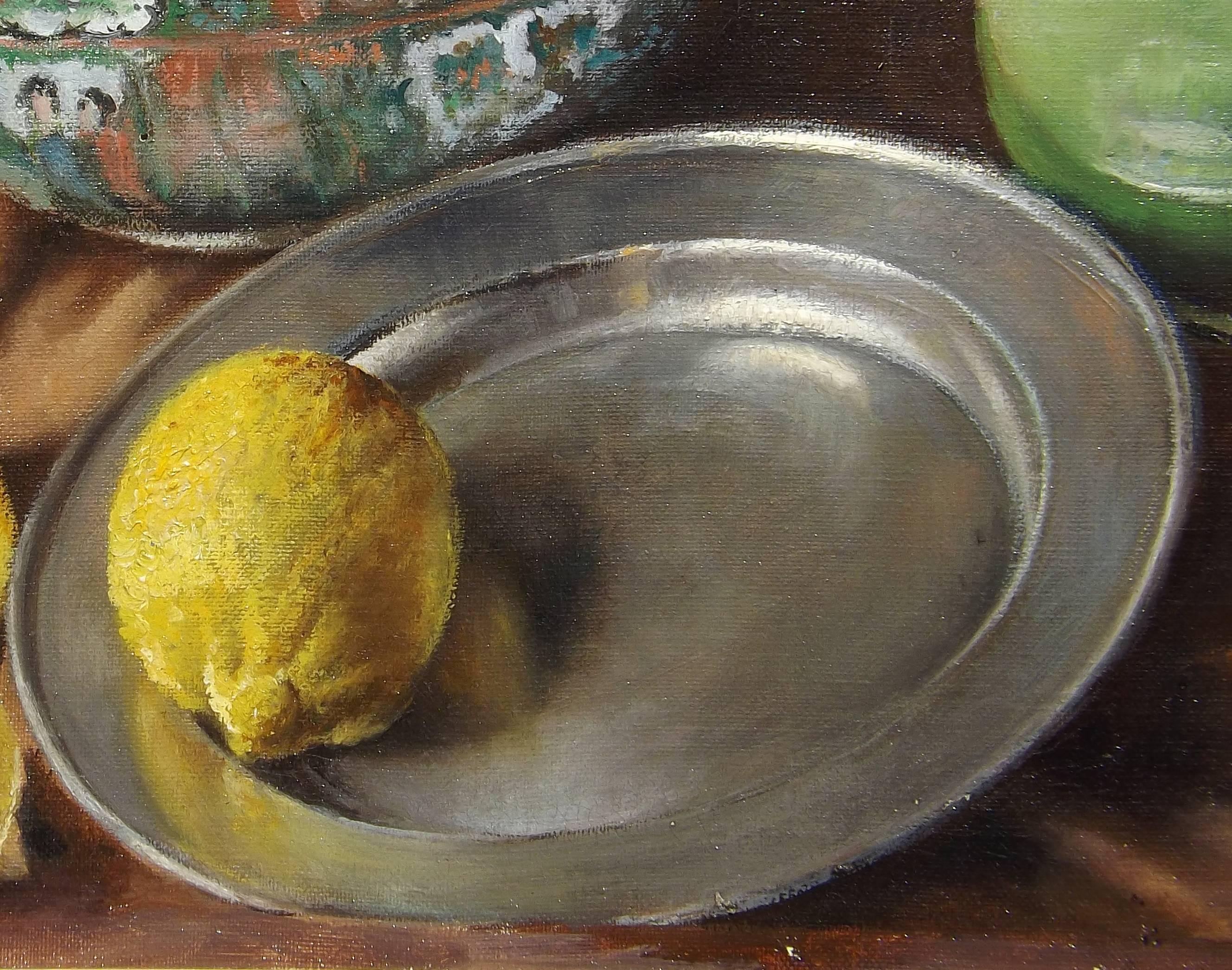 lemon still life paintings